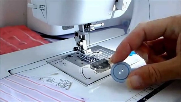 button sewing machine